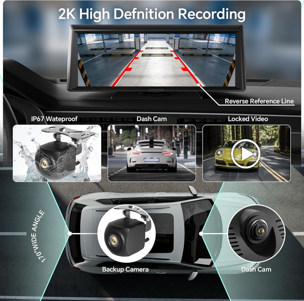 8.1" Portable Wireless Carplay Car Stereo, Apple Carplay & Android Auto