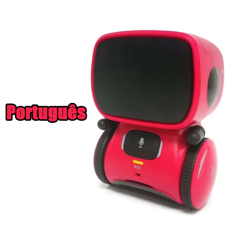 Toy Robot Intelligent Robots Russian & English & Spanish Version Voice & Touch Control Toys Interactive Educational RC Robot