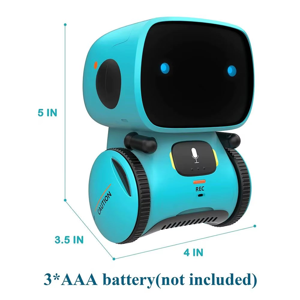 Toy Robot Intelligent Robots Russian & English & Spanish Version Voice & Touch Control Toys Interactive Educational RC Robot
