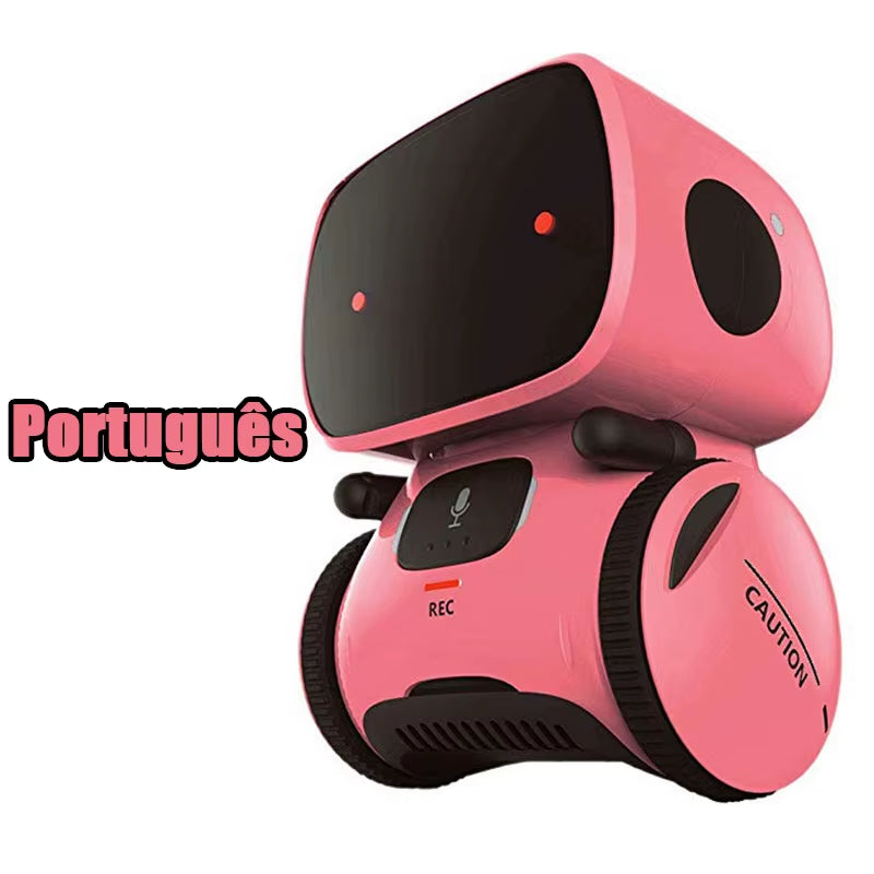 Toy Robot Intelligent Robots Russian & English & Spanish Version Voice & Touch Control Toys Interactive Educational RC Robot
