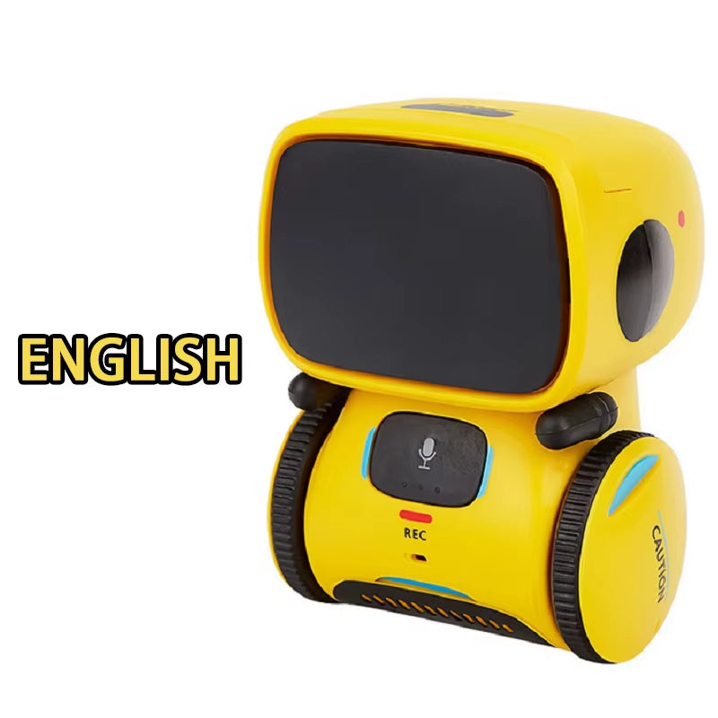 Toy Robot Intelligent Robots Russian & English & Spanish Version Voice & Touch Control Toys Interactive Educational RC Robot