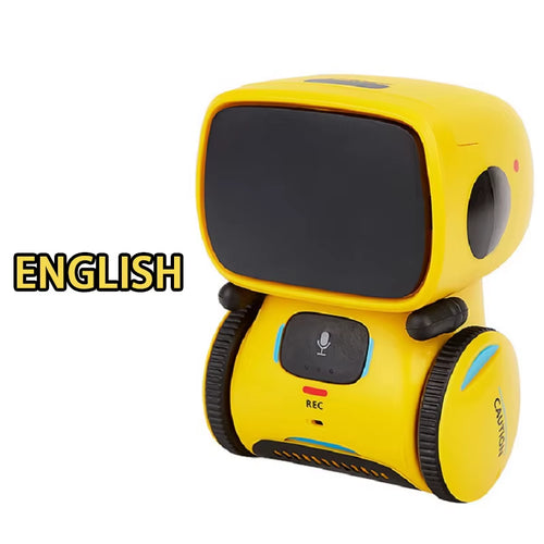 Toy Robot Intelligent Robots Russian & English & Spanish Version Voice & Touch Control Toys Interactive Educational RC Robot